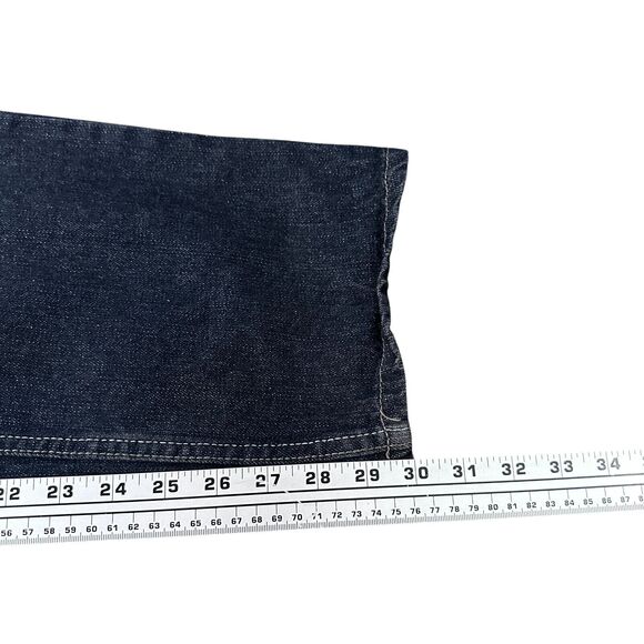 Phat Farm Skater Hip Hop Baggy Jeans Men’s 38 x 30 Blue Straight Leg Y2K - Picture 7 of 12